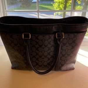 Authentic Coach business tote